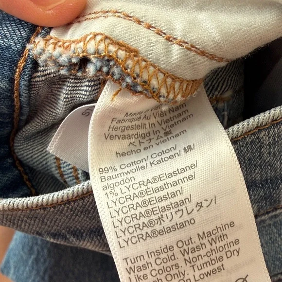 J. Crew Women's Classic Blue Straight Leg Jeans - Picture 7 of 7